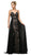 Cinderella Divine - UT254 Lace Deep Sweetheart Dress With Overskirt Special Occasion Dress 2 / Black