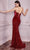 Cinderella Divine - V-Neck Embellished Prom Gown CH151 - 1 pc Black In Size 2X Available CCSALE