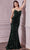 Cinderella Divine - V-Neck Embellished Prom Gown CH151 - 1 pc Black In Size 2X Available CCSALE