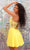 Clarisse 30213 - Appliqued V-Neck Chiffon Cocktail Dress Special Occasion Dress