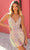 Clarisse 30222 - V-Neck Sequin Cocktail Dress Cocktail Dress
