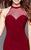 Clarisse - 3330 Illusion Halter Sheath Dress Special Occasion Dress