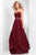Clarisse - 3428 Strapless Pleated Surplice Chiffon Gown Special Occasion Dress