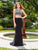 Clarisse - 3438 Two-Piece Crystal Ornate Sheath Gown Special Occasion Dress