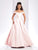 Clarisse - 3442 Off Shoulder Sweetheart Bodice Mikado Ballgown - 1 pc Blush In Size 6 Available CCSALE 6 / Blush