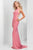 Clarisse - 3459 Strappy Jewel Sheath Dress Special Occasion Dress 0 / CameoPink