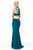 Clarisse - 3761 Two-Piece Jersey High Slit Evening Gown Special Occasion Dress