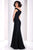 Clarisse - 4801 Off Shoulder Beaded Lace Mermaid Gown Special Occasion Dress 0 / Black