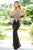 Clarisse - 4962 Sleeveless Halter Sheath Dress Special Occasion Dress 0 / Black