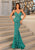 Clarisse - 5138 Beaded Strappy Back Embroidered Gown Prom Dresses 00 / Jade