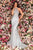 Clarisse - 5159 Embellished Halter Trumpet Dress Evening Dresses 0 / Silver