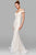 Clarisse - 600109 Lace Deep Off-Shoulder Mermaid Dress Wedding Dresses 0 / Ivory/Nude
