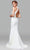 Clarisse - 600137 Sleeveless High Halter Mermaid Dress Wedding Dresses