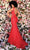 Clarisse - 800303 Floral Applique Trumpet Dress Evening Dresses