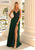 Clarisse - 810145 Lace Bodice Chiffon Gown Prom Dresses 0 / ForestGreen