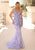 Clarisse - 810171 Sequin Halter Mermaid Gown Prom Dresses 00 / Lilac