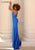 Clarisse - 810199 Beaded Asymmetric Long Gown Prom Dresses