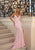 Clarisse - 810237 Sequin High Slit Gown Prom Dresses 00 / LightPink