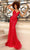 Clarisse 810403 - Applique Mermaid Prom Dress Special Occasion Dress 0 / Red
