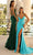 Clarisse 810438 - Deep V-Neck Jersey Evening Gown Special Occasion Dress