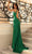 Clarisse 810441 - Bare Back Ruched Minimalist Gown Evening Dresses