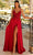 Clarisse 810559 - Beaded Applique Prom Dress Special Occasion Dress 00 / Vamp Red