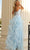 Clarisse 810593 - V-Neck Ruffled Tiered Evening Gown Special Occasion Dress