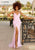 Clarisse - 8177 Plunging V-neck Glitter Trumpet Dress Prom Dresses