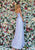 Clarisse - Floral Sequined Strapless Gown 810273 - 1 pc Lilac In Size 14 Available CCSALE 14 / Lilac