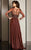 Clarisse - M6215 Bedazzled Sheer Bateau Dress Special Occasion Dress
