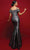Clarisse - M6420 Beaded Lace V-neck Mikado Mermaid Dress Special Occasion Dress