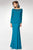 Clarisse - M6538 Beaded Embellished Neckline Long Sleeve Formal Dress Special Occasion Dress