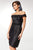 Clarisse - M6561 Beaded Brocade Off-Shoulder Tulip Dress Special Occasion Dress 6 / Black