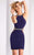 Clarisse - s3046 Crystal Ornate Fitted Cocktail Dress Special Occasion Dress