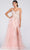 Colette For Mon Cheri CL12207 - Tulle Ball Gown With Slit Prom Dresses 00 / Vintage Rose