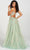 Colette For Mon Cheri CL12207 - Tulle Ball Gown With Slit Prom Dresses