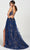 Colette For Mon Cheri CL12215 - Glitter Tulle A-line Gown Prom Dresses