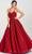 Colette For Mon Cheri CL12221 - Lace Scoop Prom Gown Prom Dresses 00 / Crimson