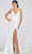 Colette For Mon Cheri CL12231 - Plunging Back Prom Gown In White