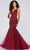 Colette For Mon Cheri CL12260 - Sequin Long Prom Dress Prom Dresses 00 / Merlot