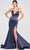 Colette For Mon Cheri CL12270 - Lace Up Back Prom Gown In Blue