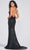 Colette For Mon Cheri CL12272 - Deep V-neck Long Gown Prom Dresses