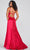 Colette For Mon Cheri CL12274 - Rhinestone Accents On The Back Long Gown Prom Dresses