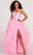 Colette for Mon Cheri CL2006 - Strapless Ruffled Skirt Evening Gown Ball Gowns 00 / Pink