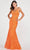 Colette for Mon Cheri CL2010 - Lace Embroidered Evening Gown Evening Dresses 00 / Orange