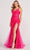 Colette for Mon Cheri CL2024 - Sleeveless Back Cut-Out Evening Dress Prom Dresses 00 / Hot Pink