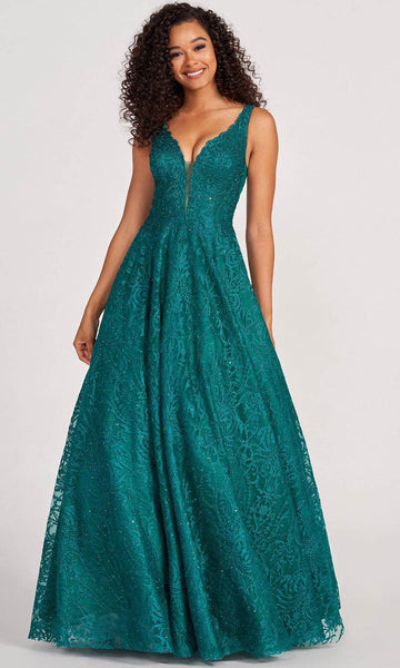 prom dresses 2029 High Neck Ruffled Prom Dresses A-line Prom Gown 20291 vigocouture