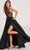 Colette for Mon Cheri CL2039 - Glittered Floral A-line Slit Gown Evening Dresses