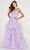 Colette for Mon Cheri CL2055 - Strapless Ruffles Evening Dress Evening Dresses 00 / Violet