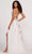 Colette for Mon Cheri CL2064 - Plunging Neck Slit A-line Gown Prom Dresses